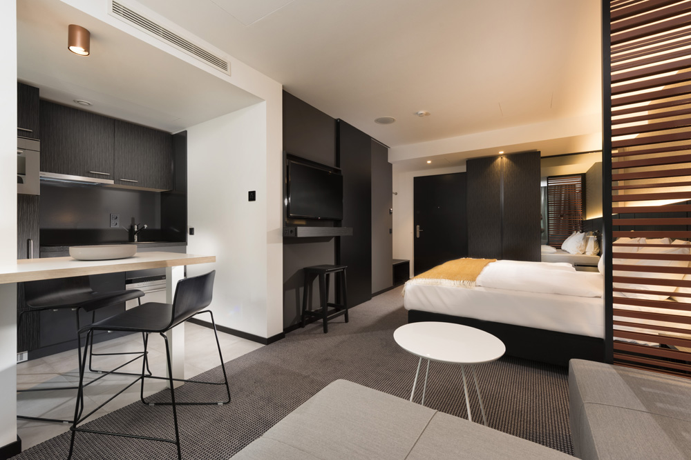 Den künftigen Gast erwarten komfortable Zimmer in edlem Design. Foto: Leipziger Stadtbau AG