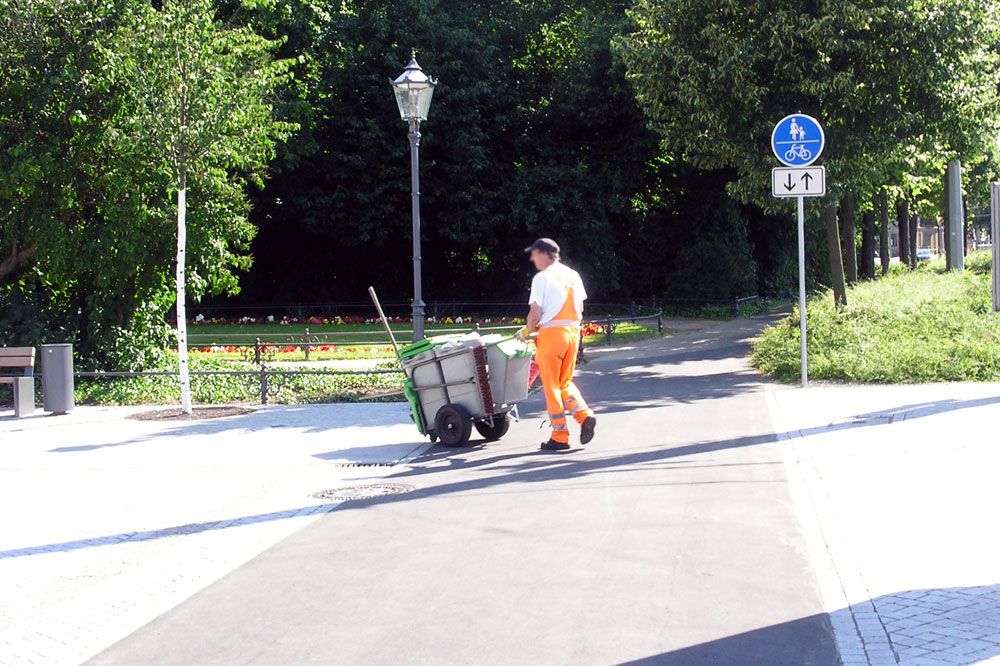Einer, der einfach nur seinen verdammt einfachen Job macht. Foto: L-IZ.de