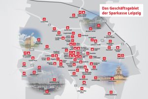 Das Leipziger Filialnetz ab 2018. Grafik: Sparkasse Leipzig