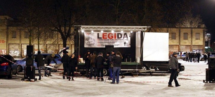 Legida packt am 9. Januar 2017 ein - dieses Mal für längere Zeit. Es soll erst einmal keine weiteren Demonstrationen mehr in Leipzig geben. Foto: L-IZ.de