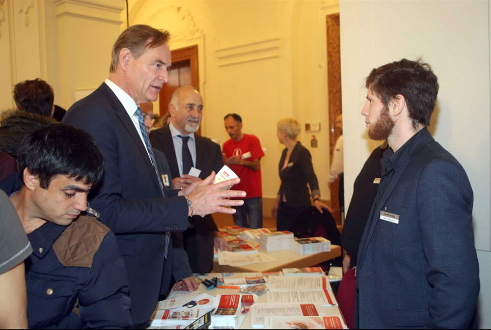 Integrationsmesse 2016. Foto: Mahmoud Dabdoub