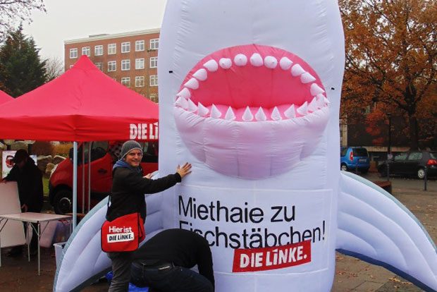Recht auf Wohnung ist ein Menschenrecht. Foto: Die Linke