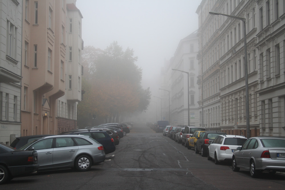 Trübe Stimmung in Gohlis. Foto: Ralf Julke