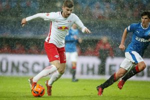 Timo Werner erzielte nach einem präzisen Pass von Sabitzer den Führungstreffer. Foto: GEPA pictures