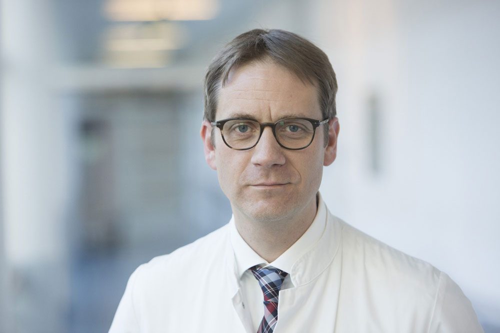 Prof. Sebastian N. Stehr leitet die Klinik für Anästhesiologie und Intensivtherapie am Universitätsklinikum Leipzig. Foto: Stefan Straube/UKL