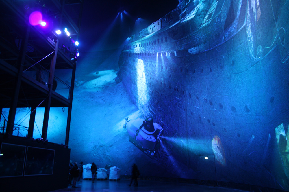 Das neue Asisi-Panorama „Titanic“. Foto: Ralf Julke