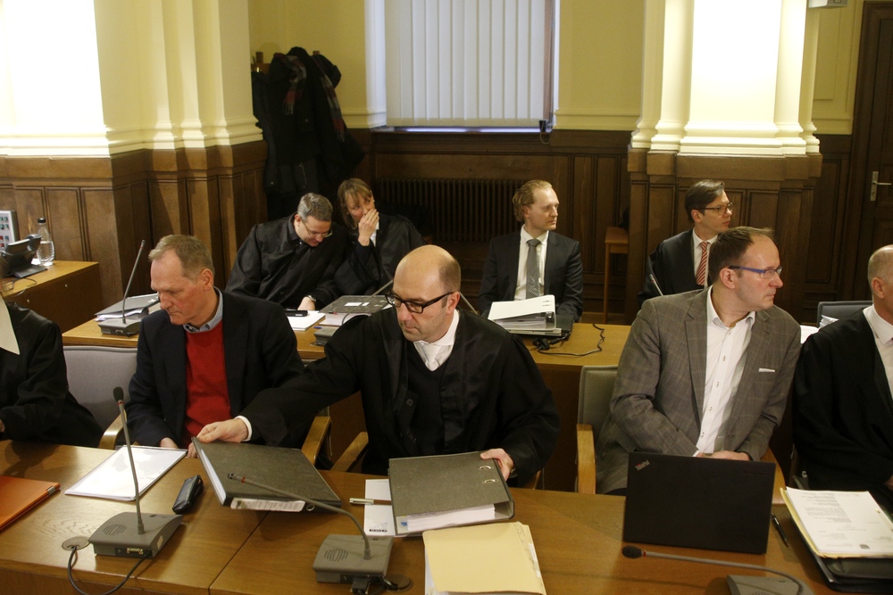 Unister auf der Anklagebank. Foto: Alexander Böhm