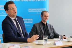 Andreas Eichhorst und Michael Hummel (Referatsleiter Recht der VZS). Foto: VZS