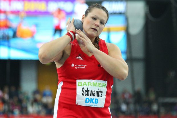 Schwanger und siegreich: Christina Schwanitz (LV 90 Erzgebirge) wird Deutscher Meister und bringt im Juli ihr erstes Kind zur Welt. Foto: Jan Kaefer