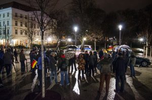 Die Bürgerbewegung Leipzig und nicht! Legida-Nachfolger auf dem Richard-Wagner-Platz. Foto: Tim Wagner