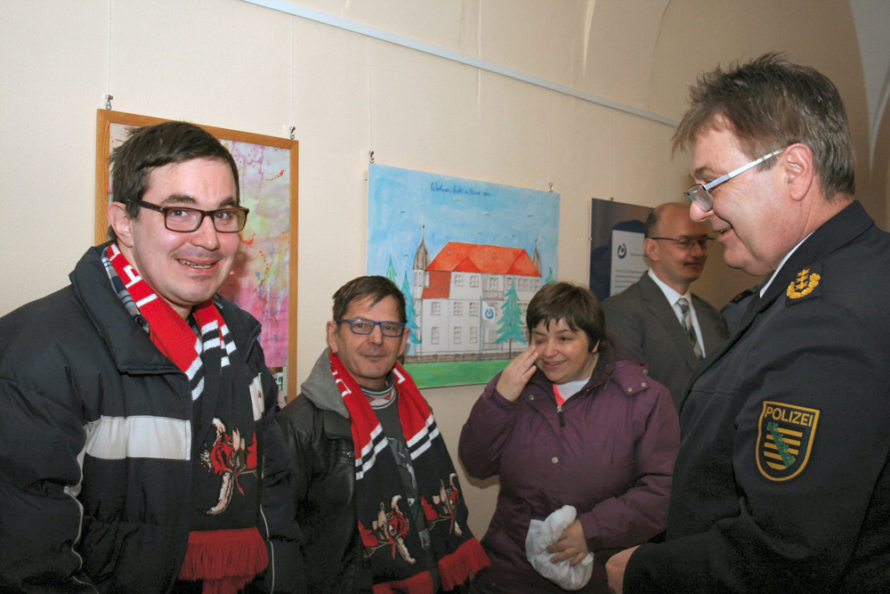 Ausstellung des Bornaer Lebenshilfe e. V.. Foto: PD Leipzig