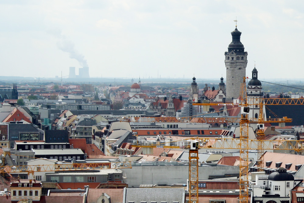 Leipzig-Panorama. Foto: Ralf Julke