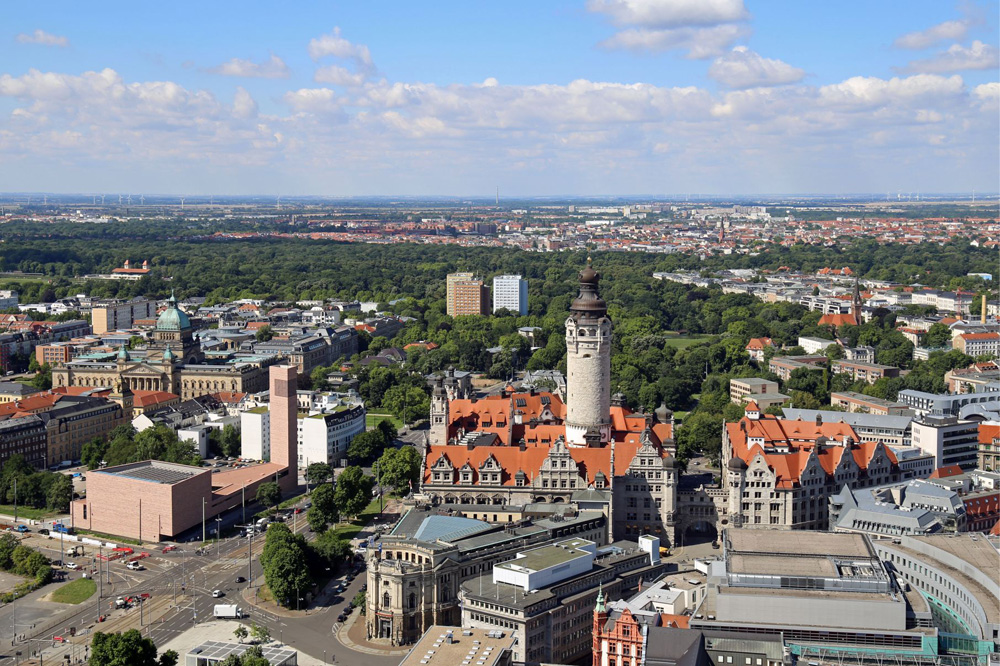 Leipzig-Panorama. Foto: Andreas Schmidt, LTM