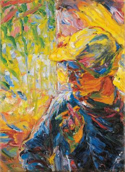 Emil Nolde „Maler Schmidt-Rottluff“ (1906). Copyright: Nolde Stiftung Seebüll