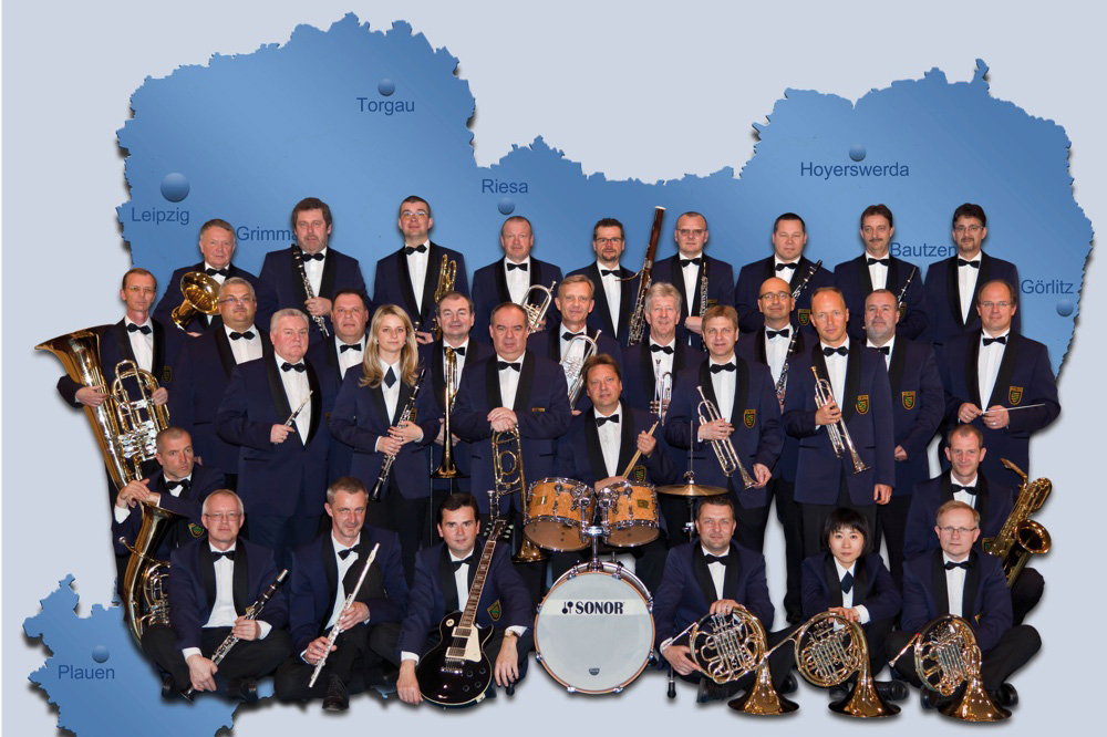 Polizeiorchester Sachsen. Foto: Polizei Sachsen