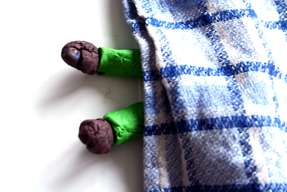 Sachse auf Tauchstation ... Foto: Ralf Julke