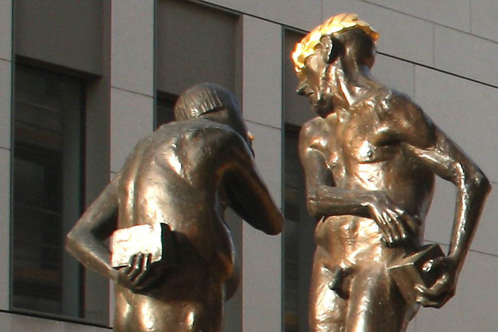 Augen zu und rumms ... Foto: Ralf Julke