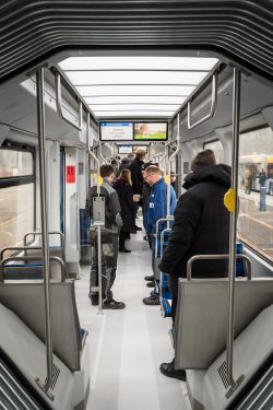 Der Fahrgastraum der neuen XL. Foto: LWB