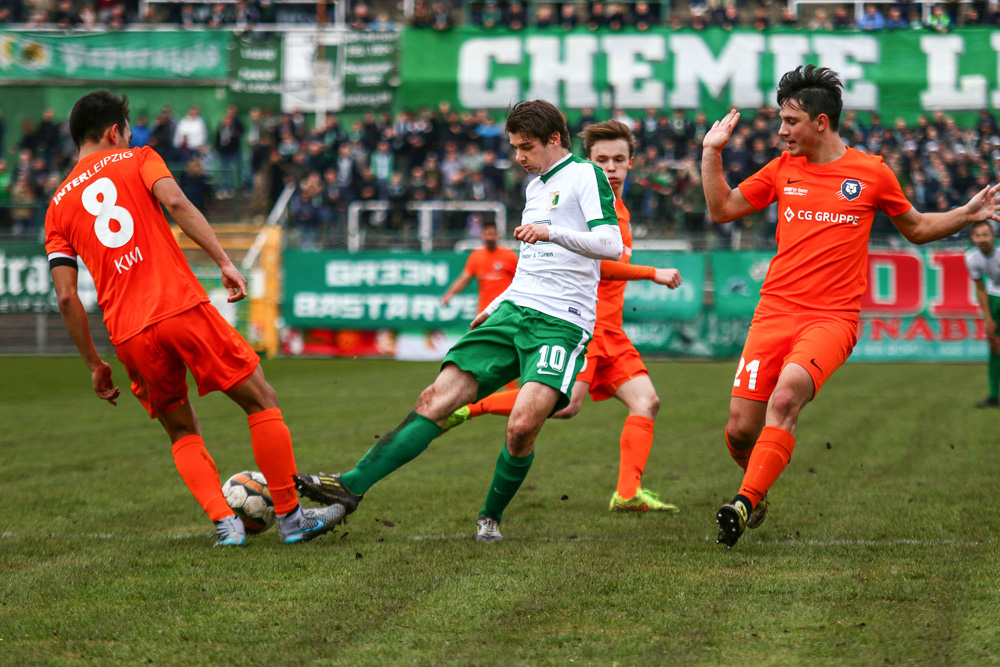 Das emotionale Spiel endete torlos. Foto: BSG Chemie Leipzig/Christian Donner