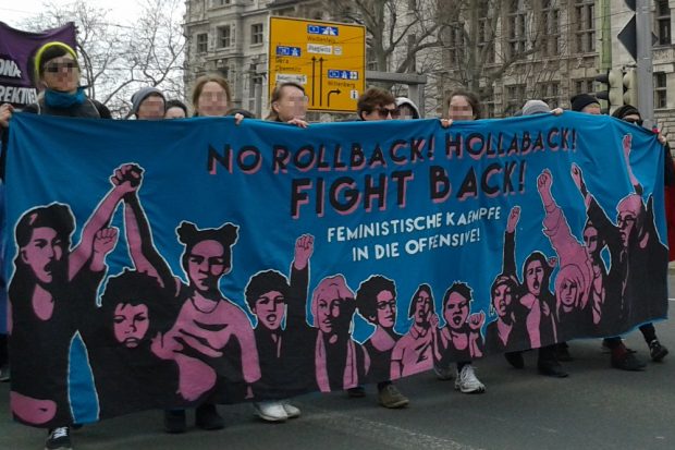 Demo gegen den sexistischen Rollback. Foto: René Loch