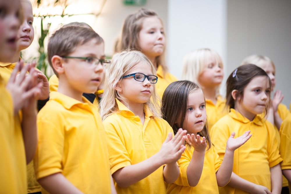 Spatzenchormitglieder. Foto: Eric Kemnitz