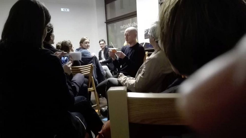 Ein kleiner Leipziger Abend am Rande der Buchmesse: Texte gegen Hass am 23. März 2017. Foto: Jens-Uwe Jopp