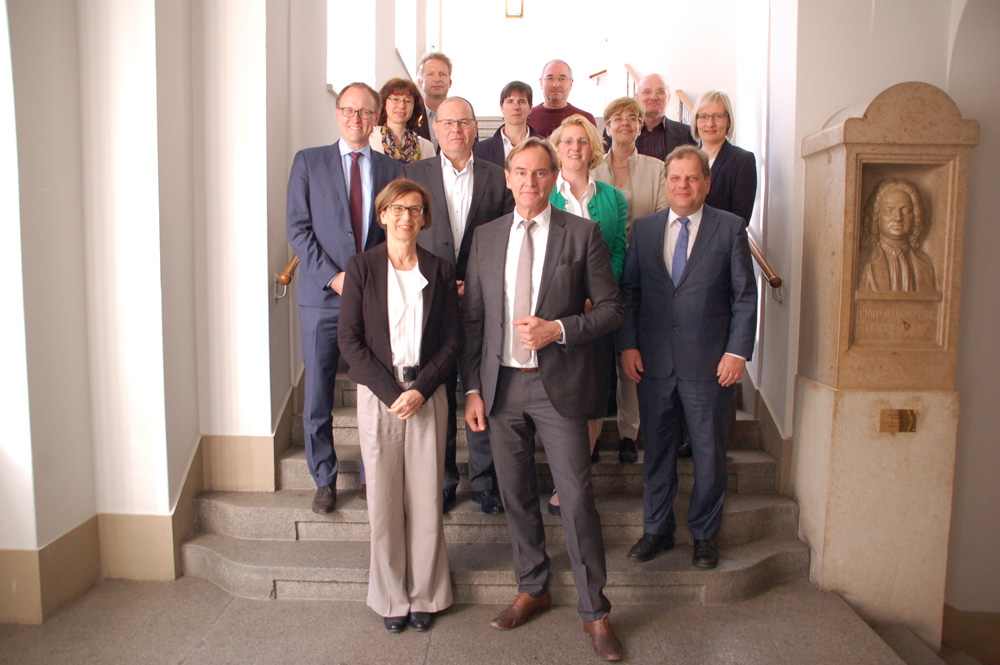 Am 27. März 2017 tagte an der HTWK Leipzig erstmals der gemeinsame Beirat zur Kooperationsvereinbarung zwischen Hochschule und Stadt Leipzig. Foto: F. Platz/HTWK Leipzig