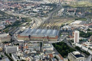 Leipzig-Hauptbahnhof mit Gleisvorfeld. Foto: Matthias Weidemann