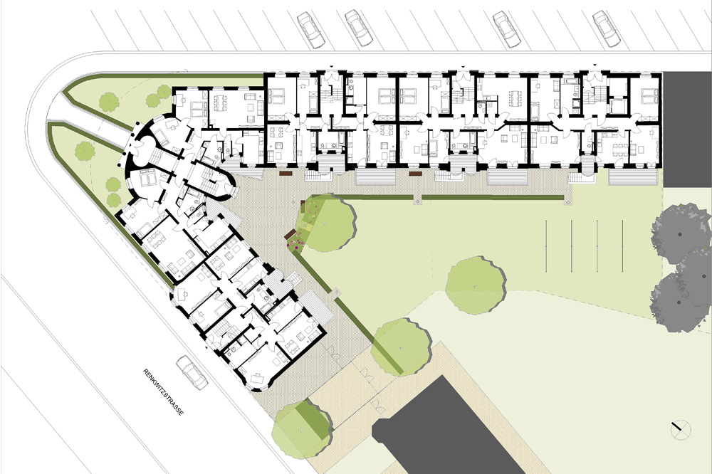 Visualisierung Riemann Quartier. Foto: W&V Architekten GmbH