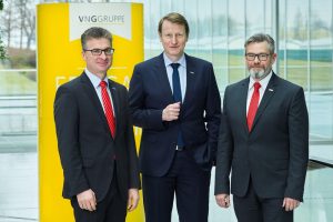 Der VNG-Vorstand: Bodo Rodestock, Ulf Heitmüller und Hans-Joachim Polk (v.l.). Foto: VNG