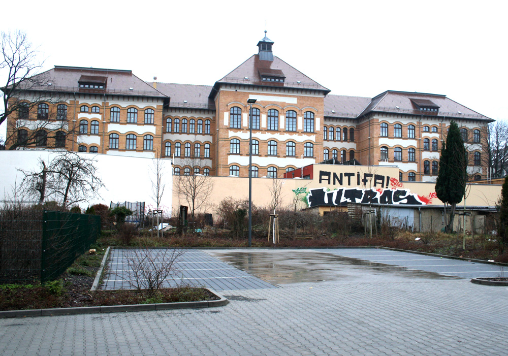 10 Prozent Unterrichtsausfall: die Apollonia-von-Wiedebach-Schule. Foto: Ralf Julke