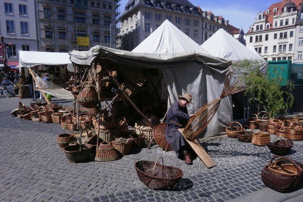 Historische Leipziger Ostermesse. Foto: Stadt Leipzig / Marktamt