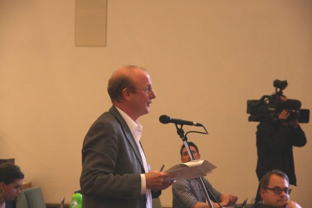 Steffen Wehmann (Linke) fragte ebenfalls intensiv nach. Foto: L-IZ.de