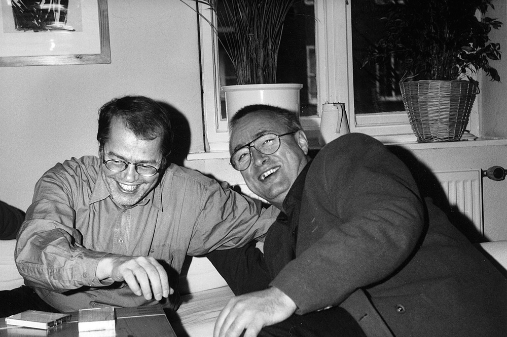 Volker Braun und Peter Gosse. Foto: Christine Zander