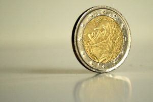 Dante auf der italienischen Euro-Münze. Foto: Ralf Julke