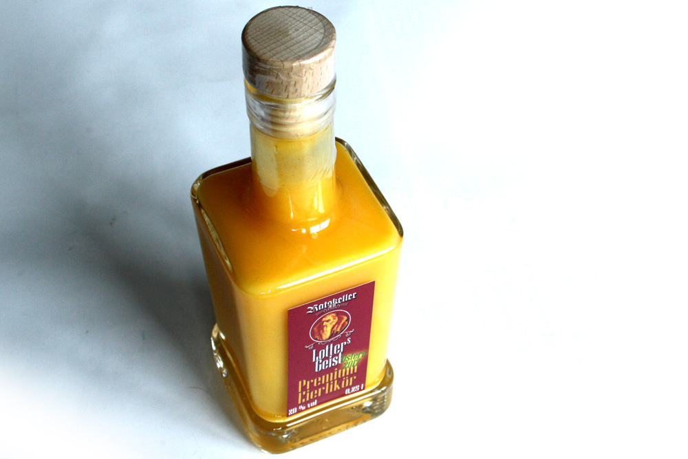 Lotters Geist - nun als Eierlikör. Foto: Ralf Julke