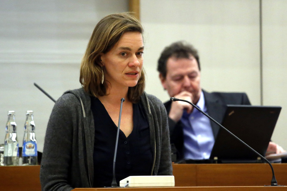 Juliane Nagel in der Leipziger Ratsversammlung. Foto: L-IZ