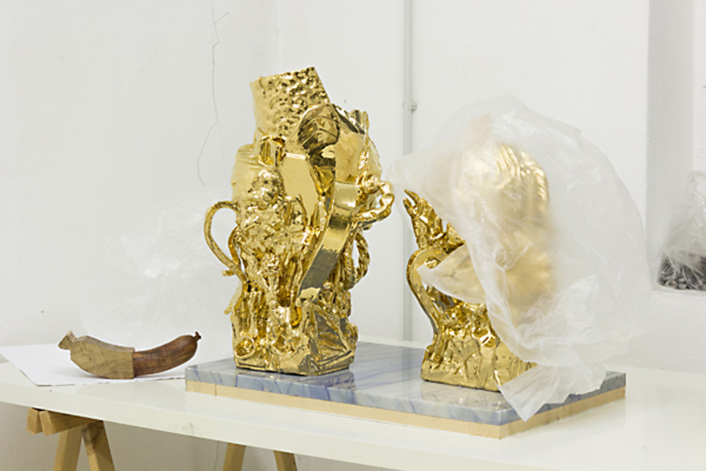Atelieransicht Sebastian Neeb. Foto: Galerie Reiter