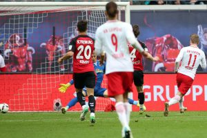 Timo Werner erhöht auf 2:0. Foto: GEPA pictures/Roger Petzsche