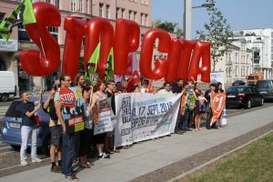 CETA-Protest 2016 in Leipzig. Foto: Ralf Julke