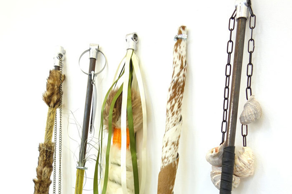 Klara Meinhardt: Thyrsos. 2017 (Detail), Foto: Galerie Josef Filipp