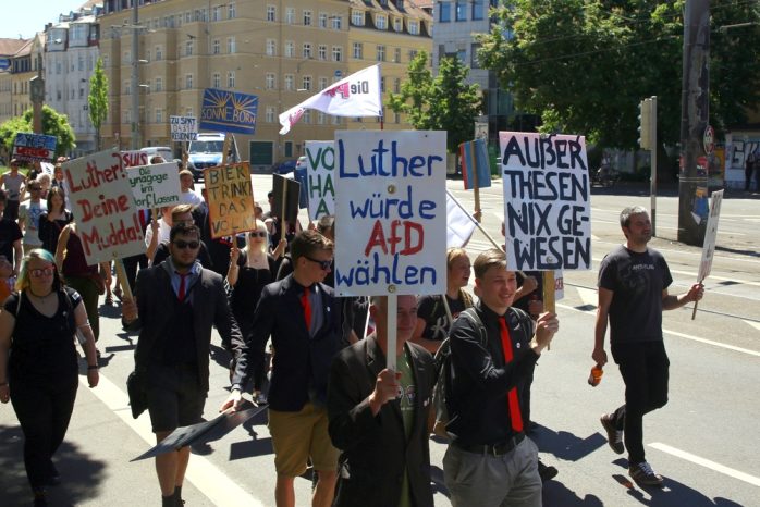 Luther würde AfD wählen. Foto: Alexander Böhm