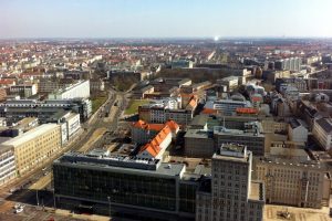 Mit dem wirtschaftlichen Erfolg Leipzigs kommen auch die Probleme. Panorama Zentrum, Blick Richtung Süd-Ost. Foto: L-IZ.de