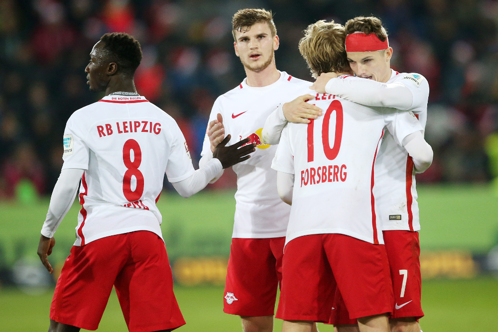 Keita, Werner und Forsberg sind gegen Hertha wohl an Bord. Foto: GEPA Pictures