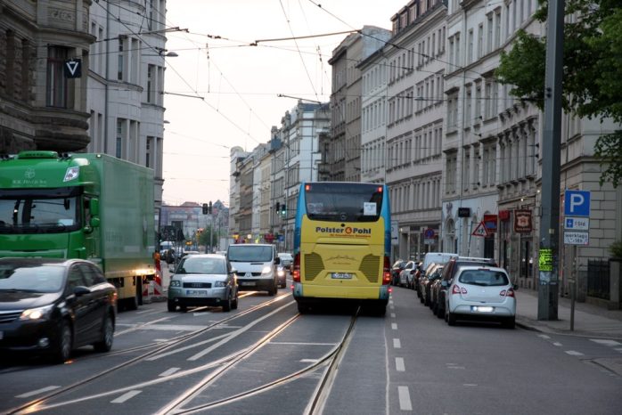 Straßenbahnen auch ohne Straßenbahnen gut gefüllt. 15.550 am Tag. Foto: LZ