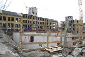 Wohnungsbau in der Scheffelstraße. Foto: Ralf Julke