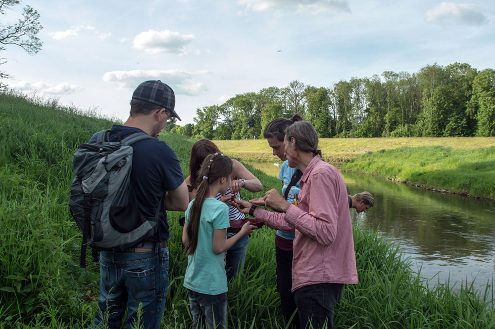 Auf der Exkursion. Foto: Ludo van den Bogaert