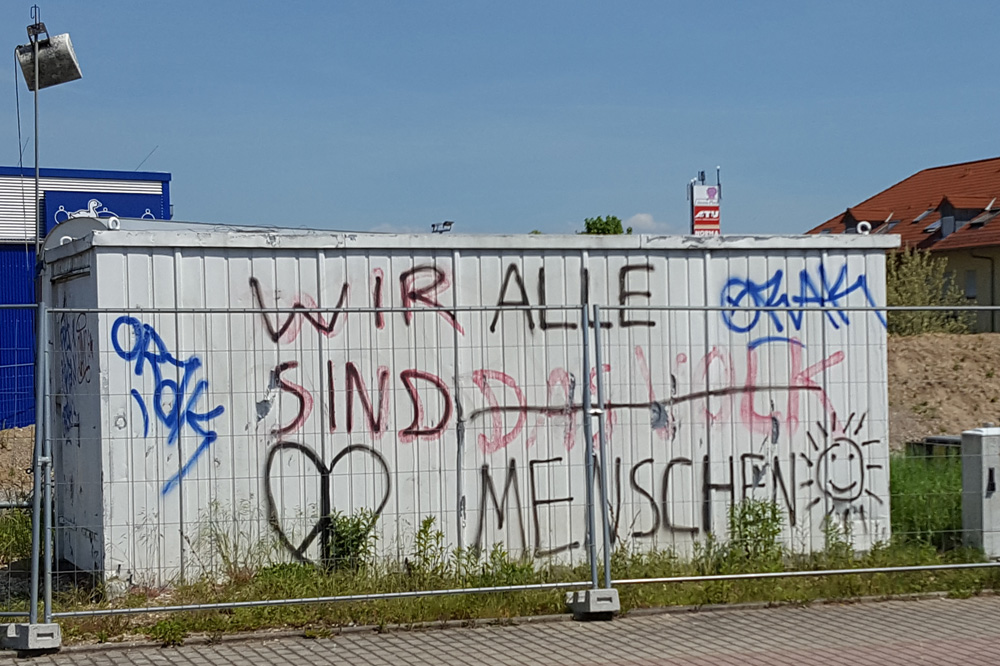 Sogar Graffiti können korrigiert werden. Foto: Marko Hofmann