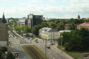 Blick über Leipzig nach Südosten. Foto: Ralf Julke