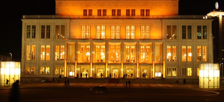 Leipzigs Opernhaus.